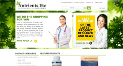 Desktop Screenshot of nutrientsetc.com